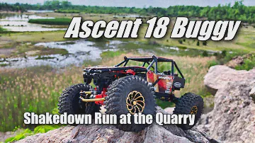 Redcat Ascent 18 Buggy Crawling 1/18 Scale RC at Oakes Quarry
