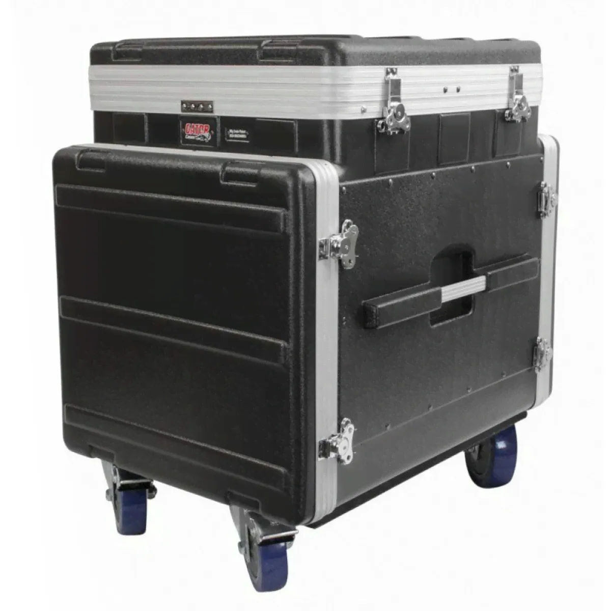 Gator GRC-12x10PU Рэковый кейс,пластик,черный,12U верх, 10U низ-1