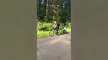 Тандемная  штанга для велосипеда!