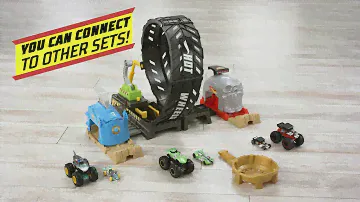 Hot Wheels Monster Truck Epic Loop Challenge Play Set with Truck and Car
