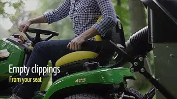 Bag and Dump Clippings Without Leaving The Seat