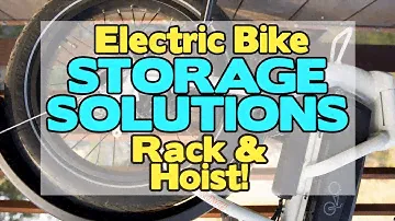 Best Electric Bike Storage Solutions: Rack and Hoist Systems