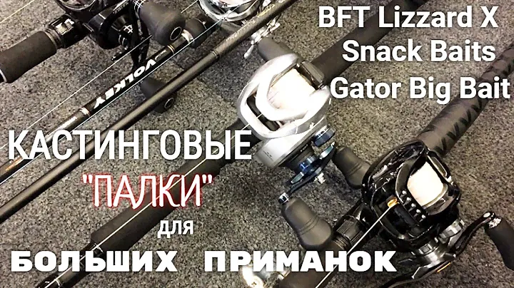КАСТИНГОВЫЕ СПИНИНГИ для Big Bait и Jerk Bait.