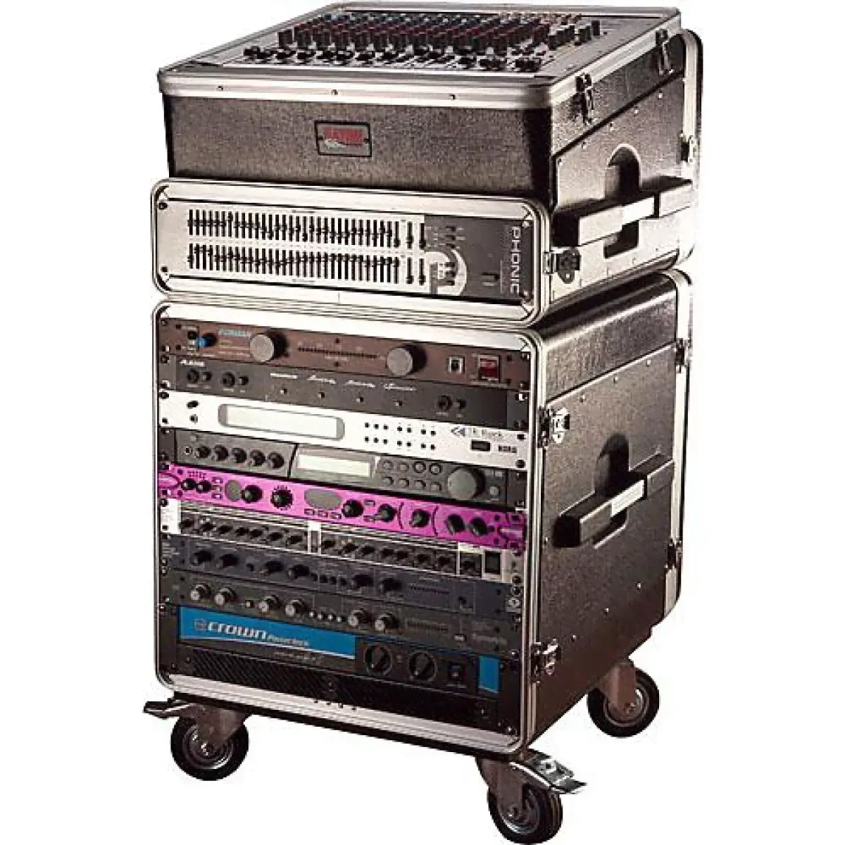 Gator GRC-BASE-14 Рэковый кейс на колесах, 14U