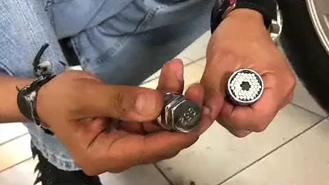 Como se retiran las tuercas de seguridad comunes y corrientes con la herramienta gator grip