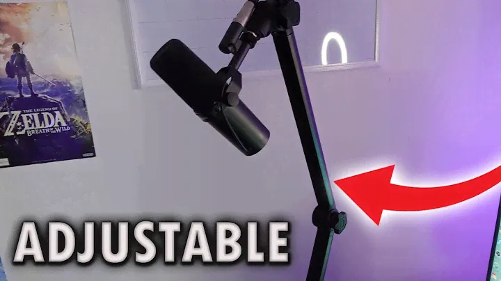 Gator Frameworks Deluxe Desk-Mounted Broadcast Microphone Boom Stand
