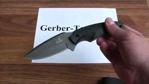 Gerber Profile Drop Point Fixed Blade Knife 22-01795