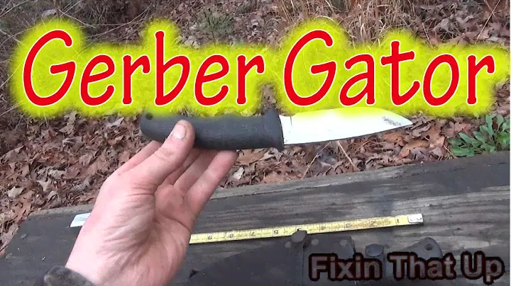 Gerber Gator Knife Review and Torture