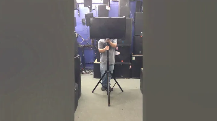Demo of the Gator Deluxe Tripod LCD/LED Stand with LiftEEZ