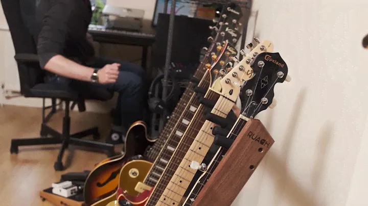 The Ruach GR-2 Guitar Rack for 5 Guitars of Cases - Demo