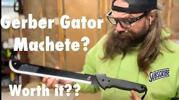 Is the Gerber Gator Machete any good?!?! SHOCKING WHATS INSIDE!!