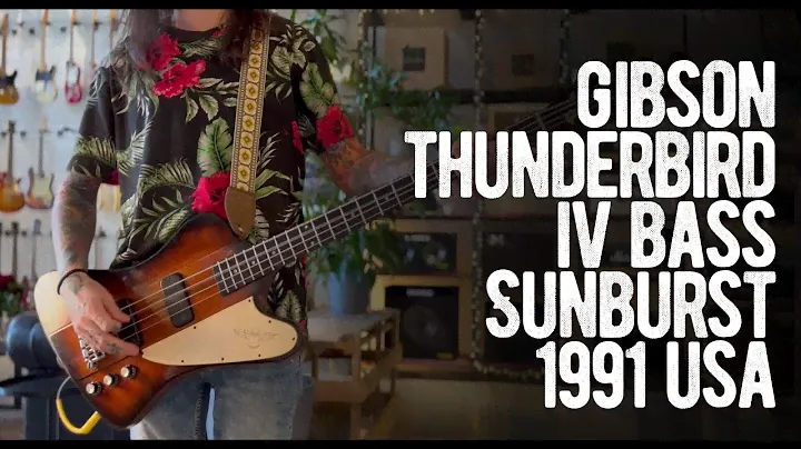 Gibson Thunderbird IV Bass Tobacco Sunburst 1991 USA