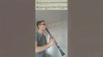 Ю. Кратоквил (C-dur) - этюд для кларнета🐢 🎶 #clarinet #музыка #music #etude #этюд