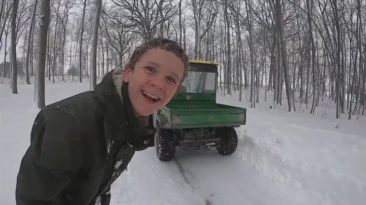 ALL ABOUT SNOW REMOVAL - JOHN DEERE GATOR SNOW PLOW