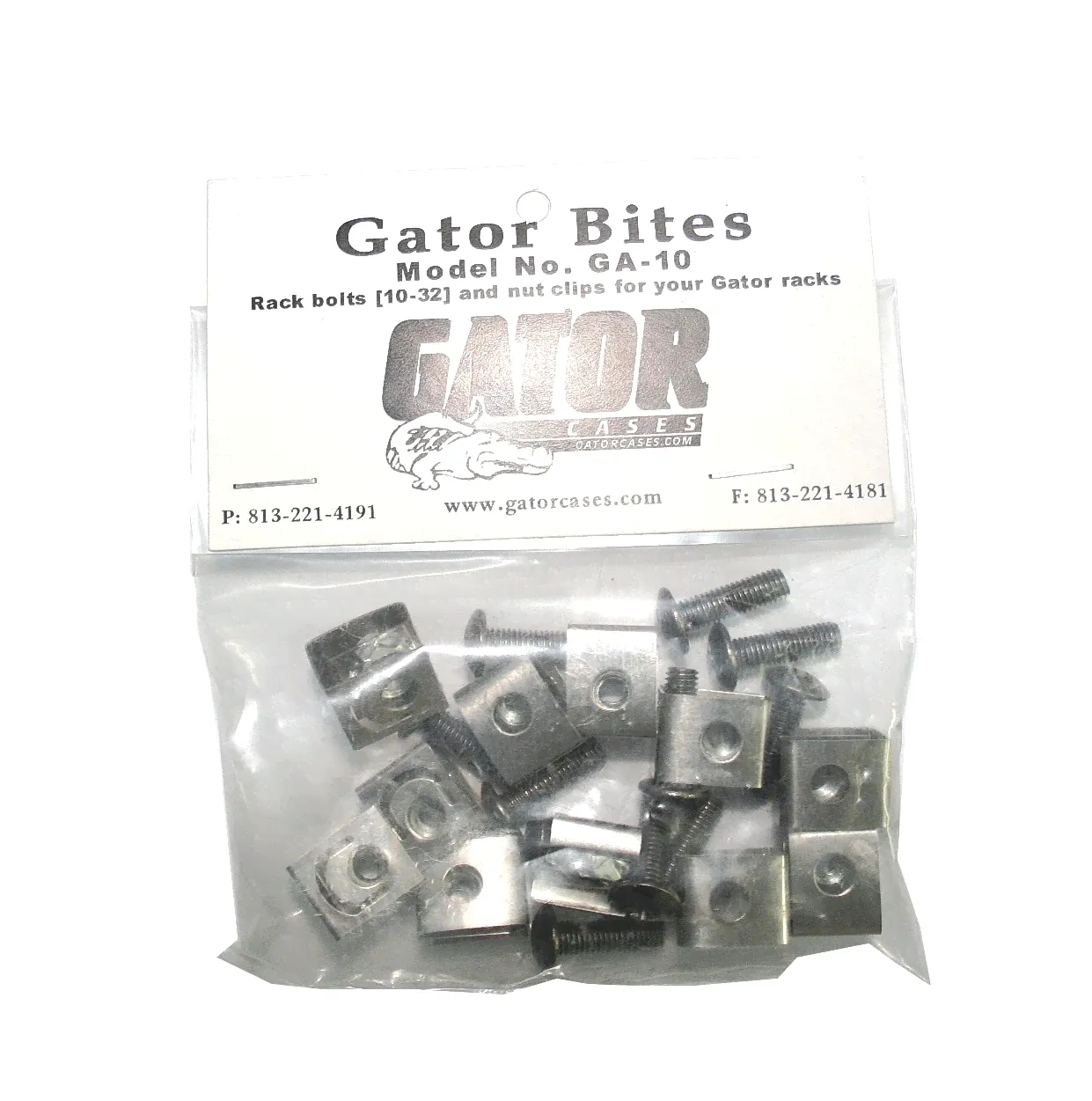 Рэковые гайки и болты Gator GA-10