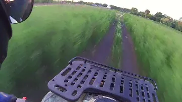 Riding a Kazuma Cougar 250