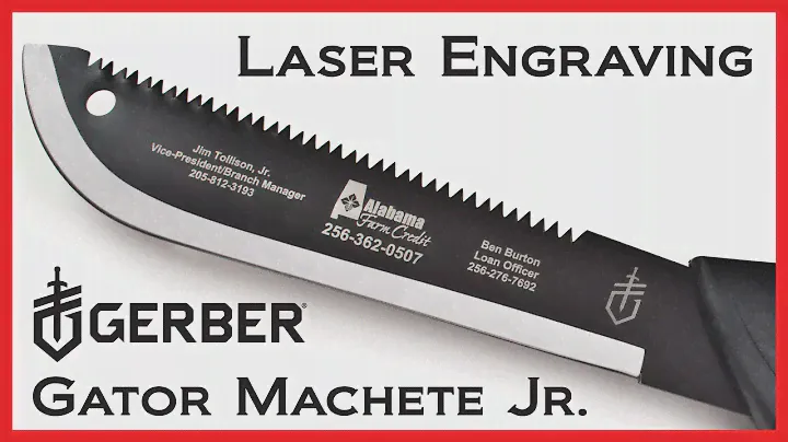 Gerber Gator Machete Jr. - Laser Engraving