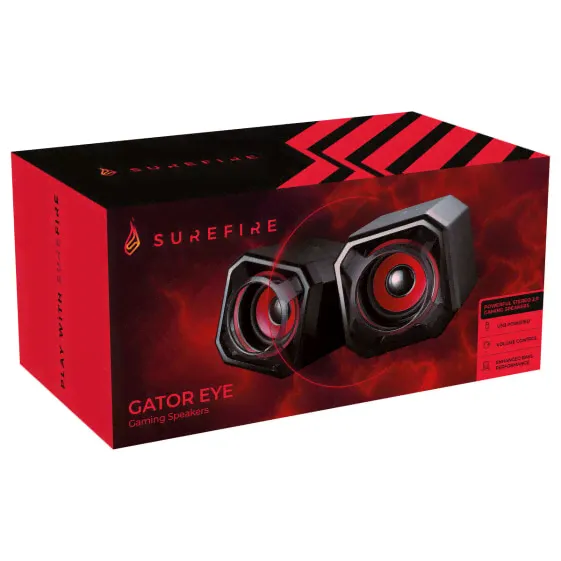 Компьютерная акустика Verbatim Gaming Gator Eye Чёрный 2,5 W-0